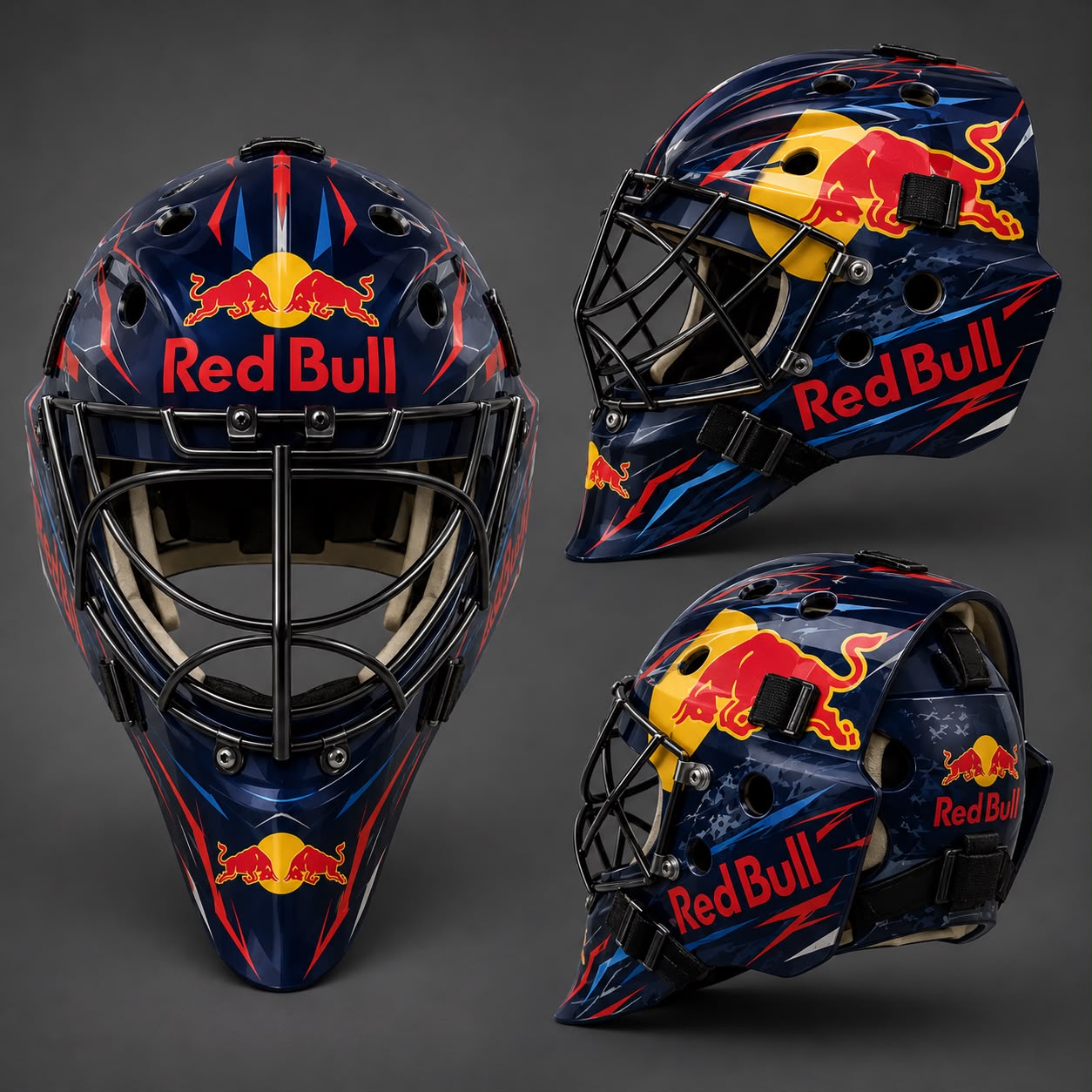 Custom keepershelm — sponsorlogo design
